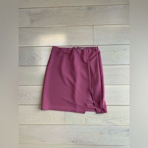 Dark Pink Pencil Skirt
